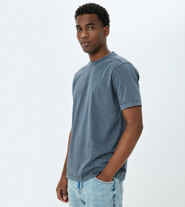 Washed Crew Neck T-Shirt