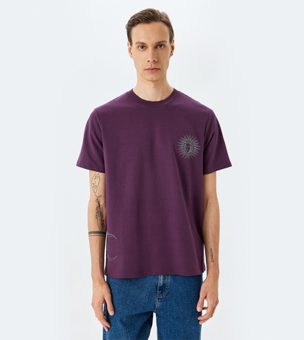 Printed Crew Neck T-Shirt