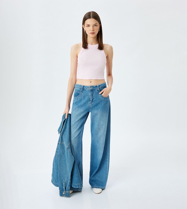 Ribbed Crop Tank Top