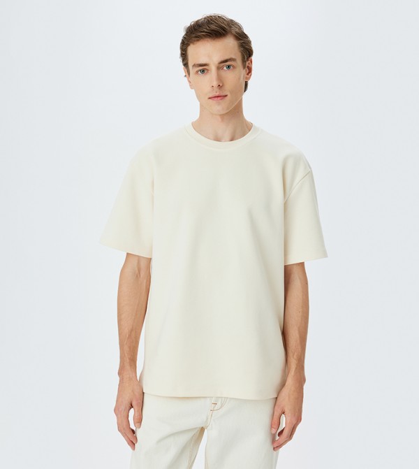 Solid Short Sleeves Oversized T-Shirt