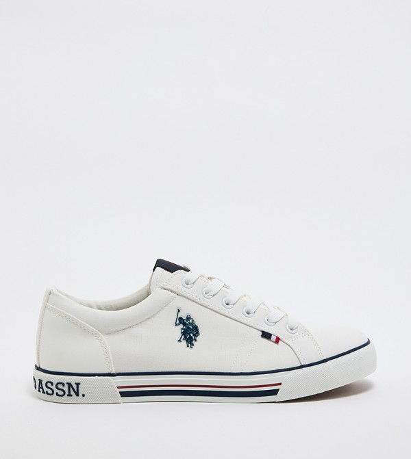 TEOX Logo Detail Lace-Up Canvas Shoes