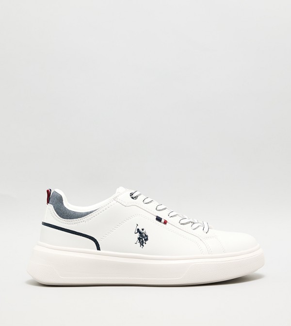 NATEN Textured Low-Top Sneakers