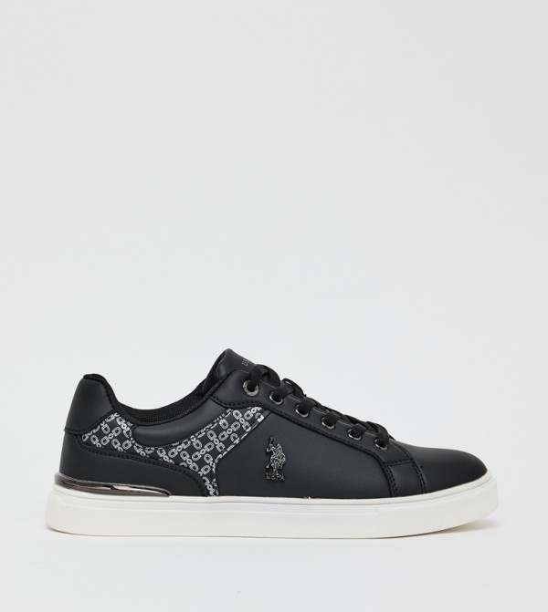 MOLLY GLB Logo Detail Lace-Up Sneakers