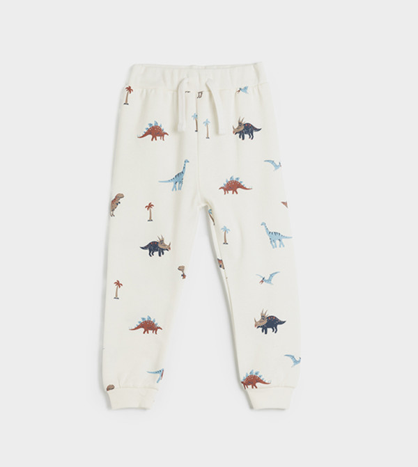 Koton Jungen Sweatpants – Bedruckt, Mit Kordelzug Und Weichem Innenfutter, Größe 11/12 Jahre, Grau