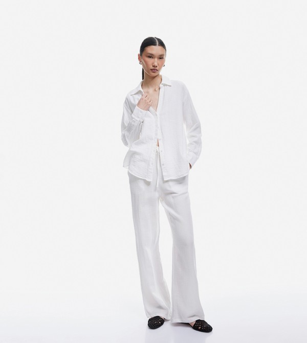 قميص موسلين اوفرسايز 