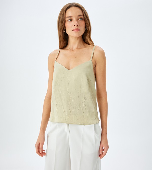 Solid Strappy Top