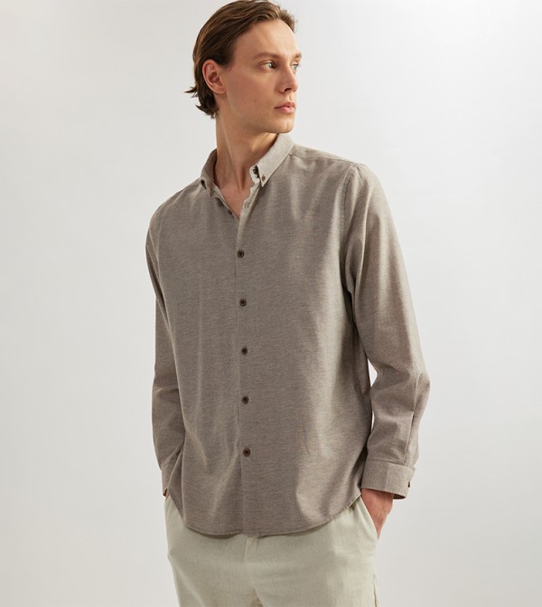 Printed Long Sleeves Slim Fit Shirt