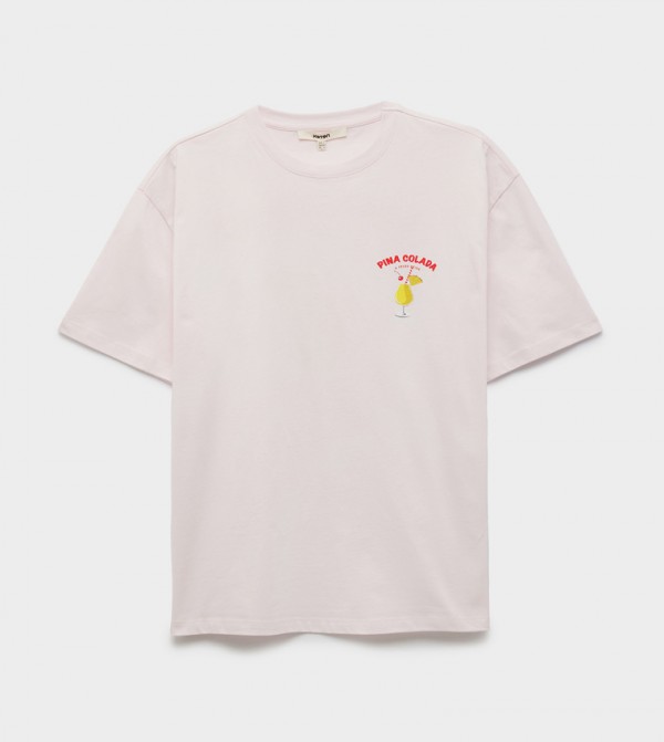 Back Printed Short Sleeves T-Shirt