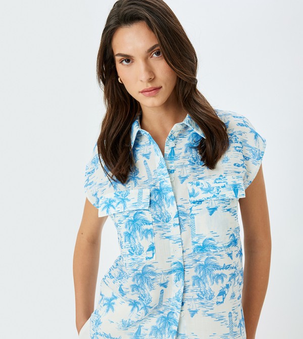 Printed Short Sleeves Shirt