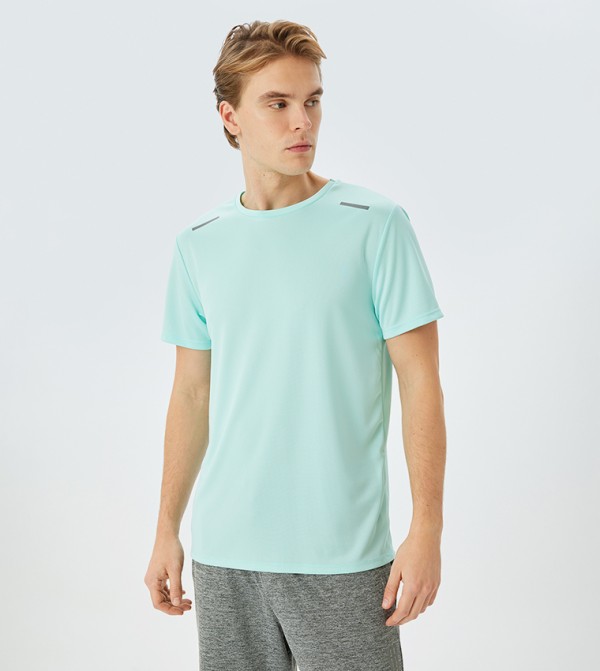 Solid Short Sleeves Active T-Shirt