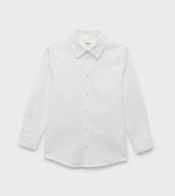 Solid Long Sleeves Shirt