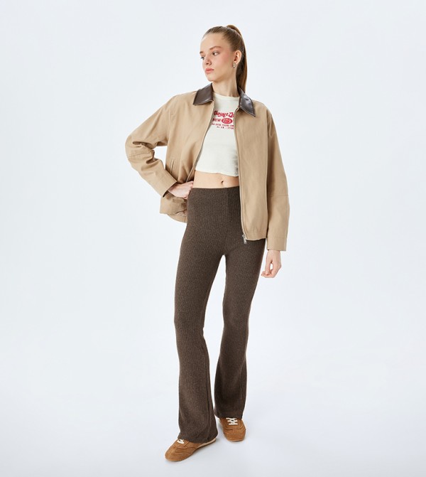 High Waist Flared Leggings