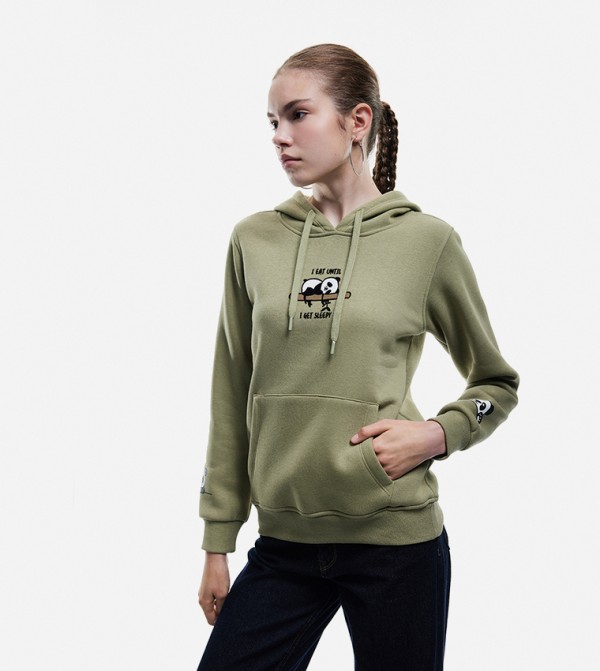 Printed Long Sleeves Hoodie
