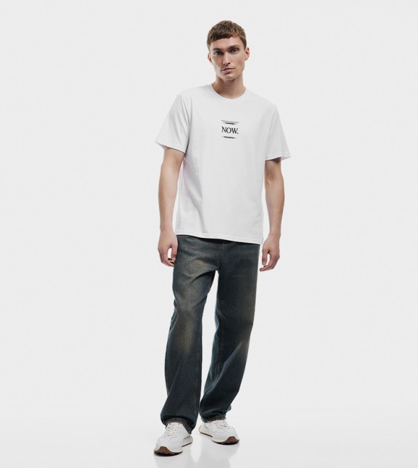 Printed Crew Neck T-Shirt