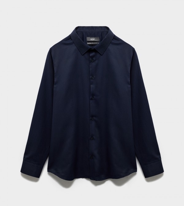 Solid Regular Fit Long Sleeves Shirt