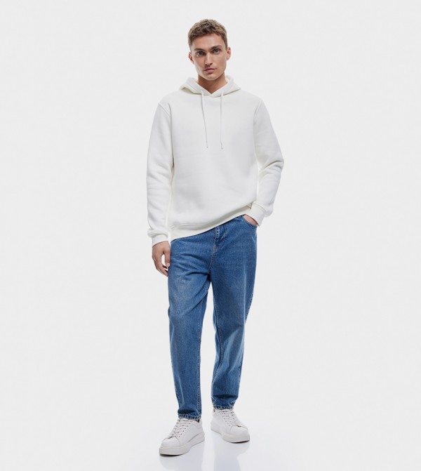 Solid Long Sleeves Hoodie