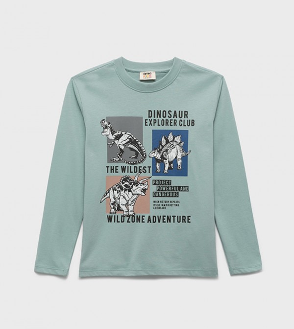 Printed Long Sleeves T-Shirt