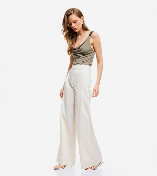 High Waist Wide Leg Pants