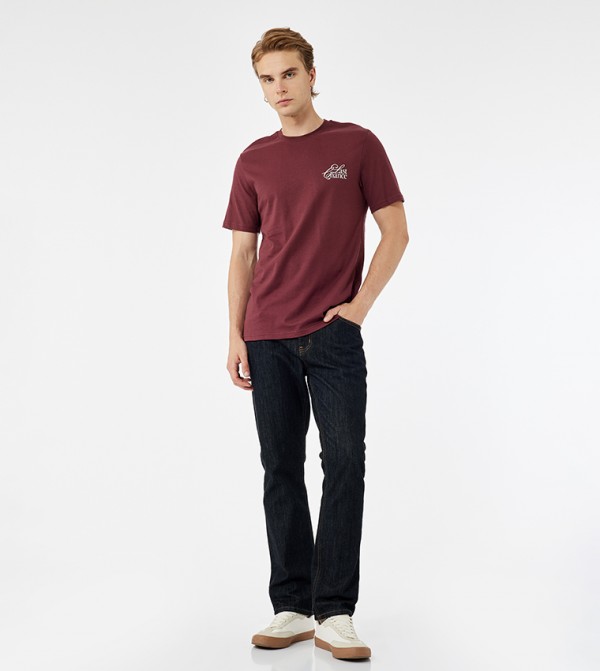 Printed Crew Neck T-Shirt