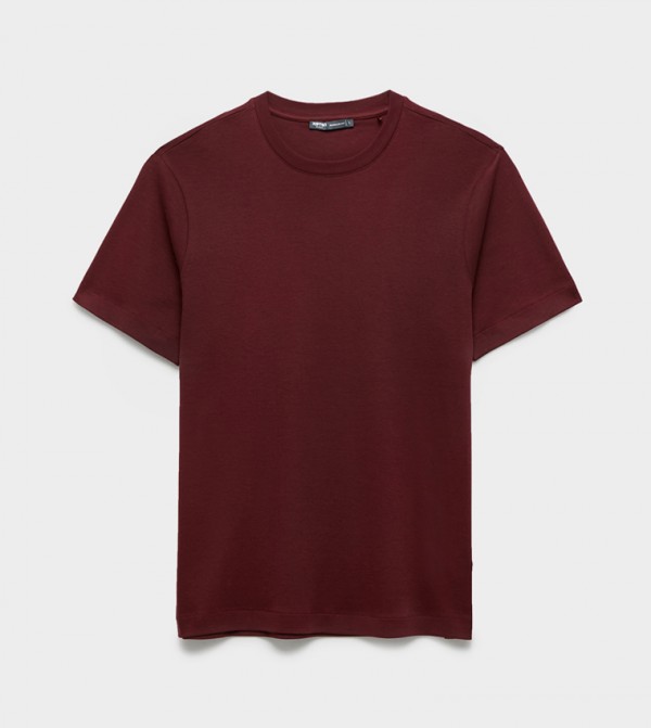 Solid Crew Neck T-Shirt