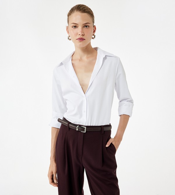 Solid Long Sleeves Shirt