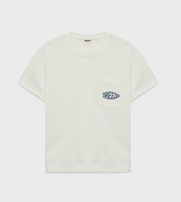 Embroidered Crew Neck Cotton Oversized T-Shirt