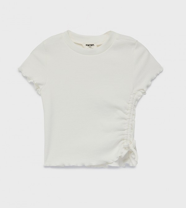 توب قطن بقبة مستديرة ومكشكش