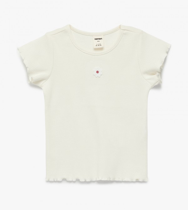 Textured Short Sleeves T-Shirt