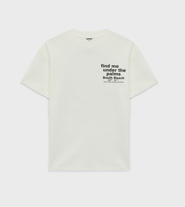 Printed Crew Neck Cotton Oversized T-Shirt