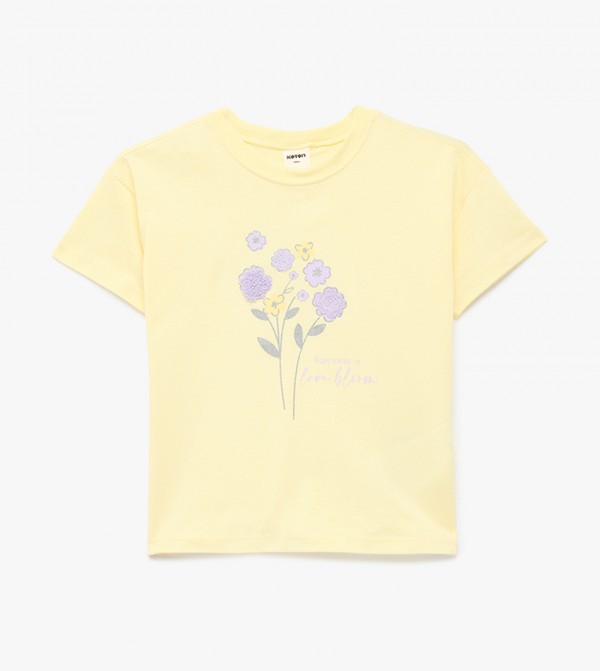 Embroidered Short Sleeves T-Shirt