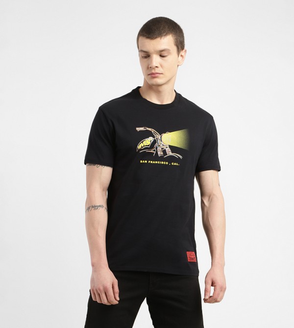 Graphic Printed Crew Neck T-Shirt