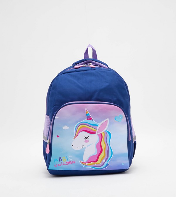 Unicorn Printed School Backpack