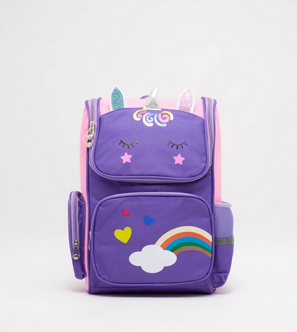 Unicorn Printed School Backpack