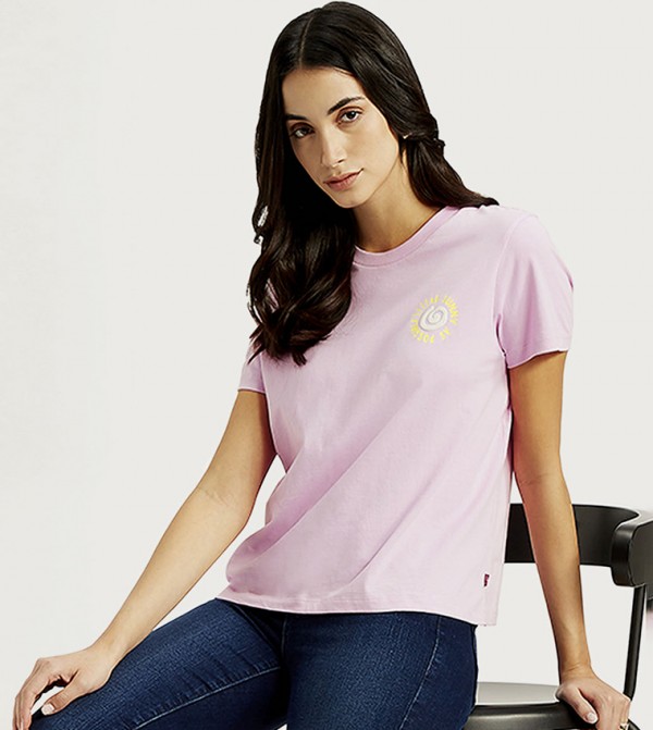 Graphic Printed Crew Neck T-Shirt
