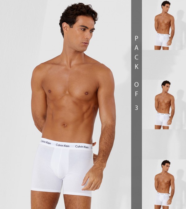 Cotton Underwear For Men - White