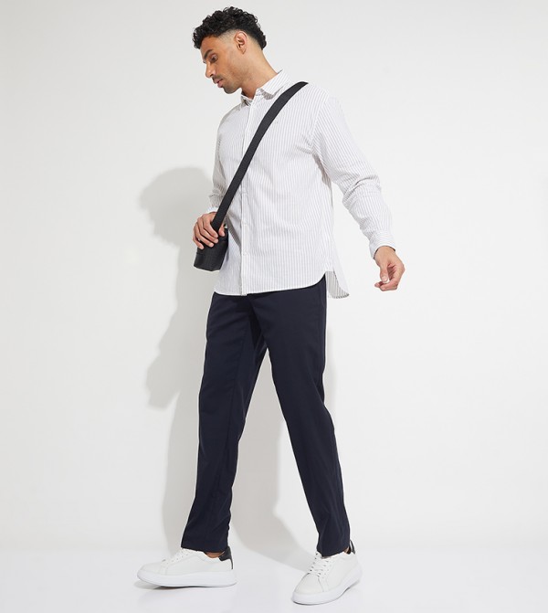 Solid Slim Fit Chino Pants