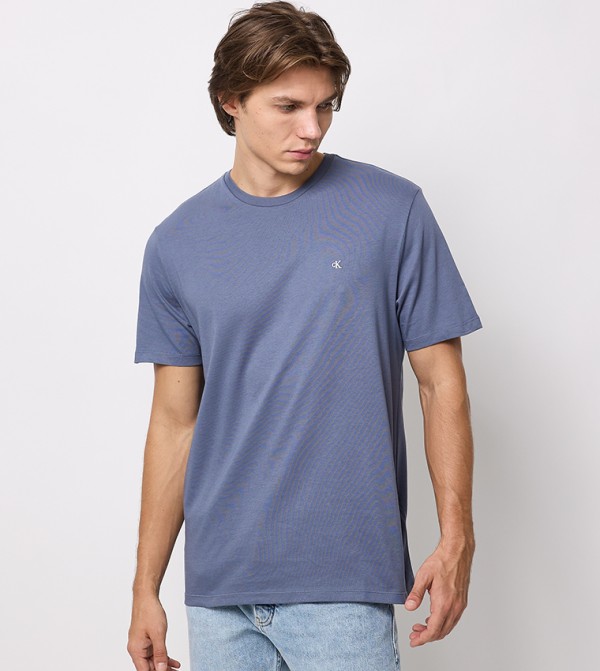 Logo Detail Short Sleeves Casual T-Shirt