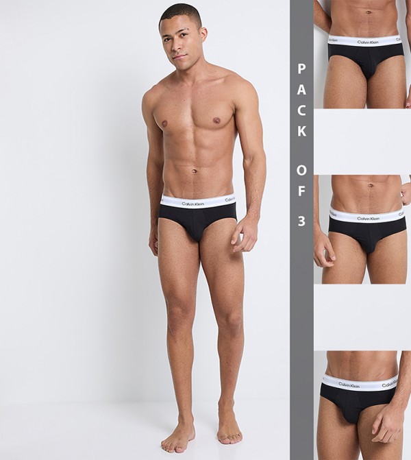Pack of 3 Logo Waistband Briefs