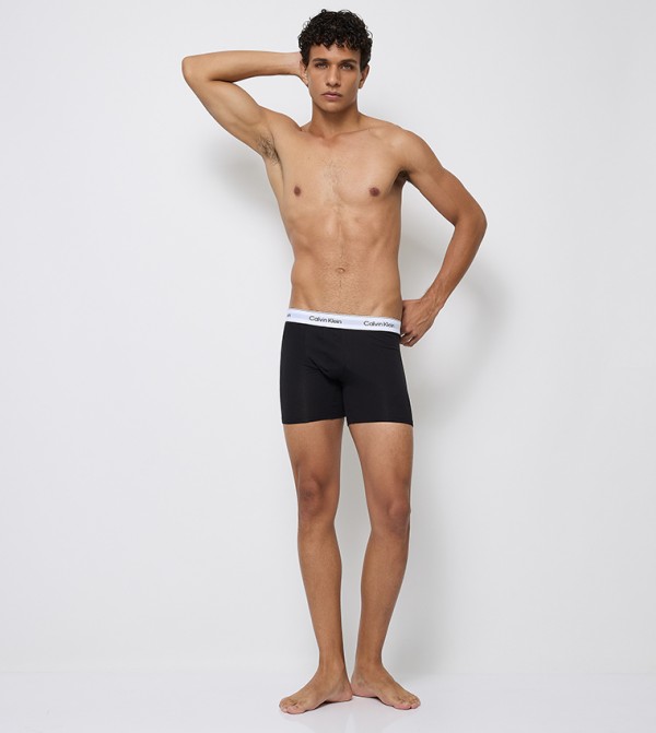 3-Pack Logo Waistband Trunks