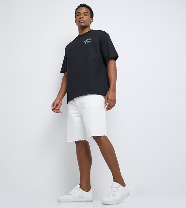 Logo Badge Regular Fit Shorts