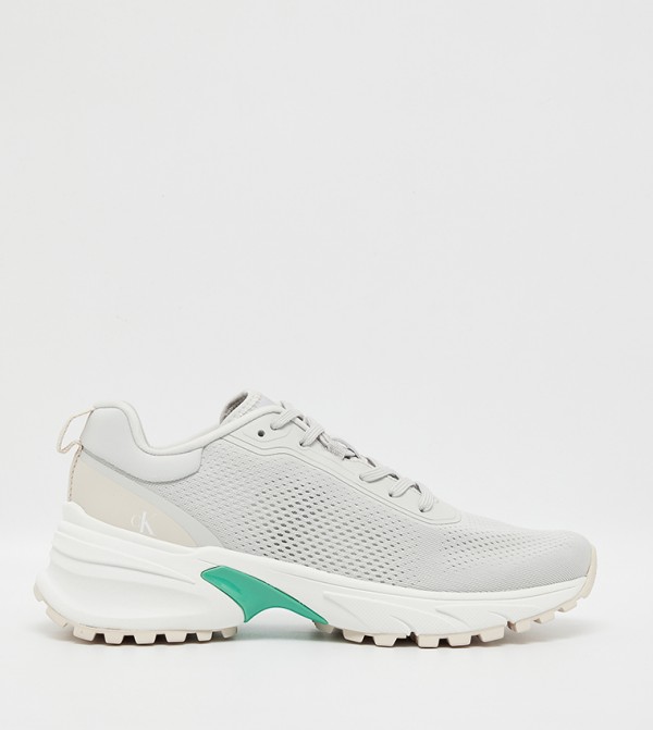 Knitted Lace Up Sneakers