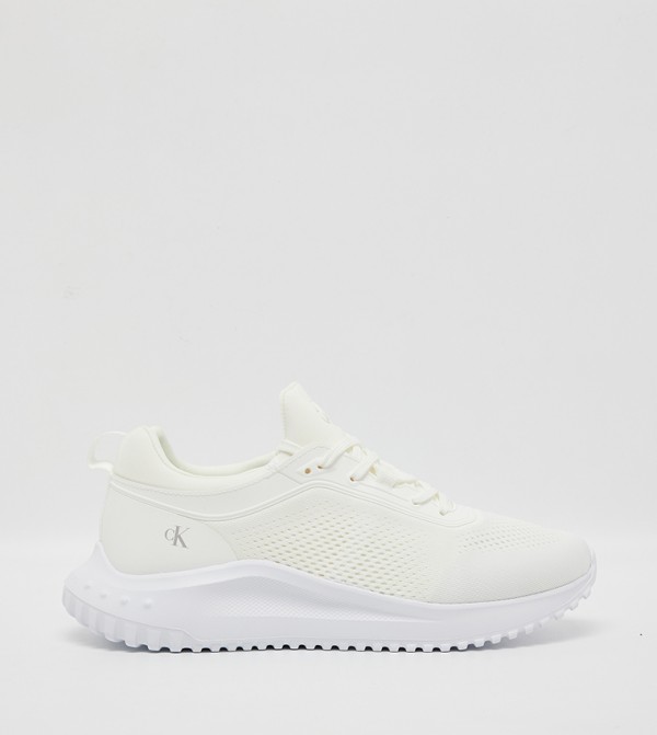 Knitted Lace Up Sneakers