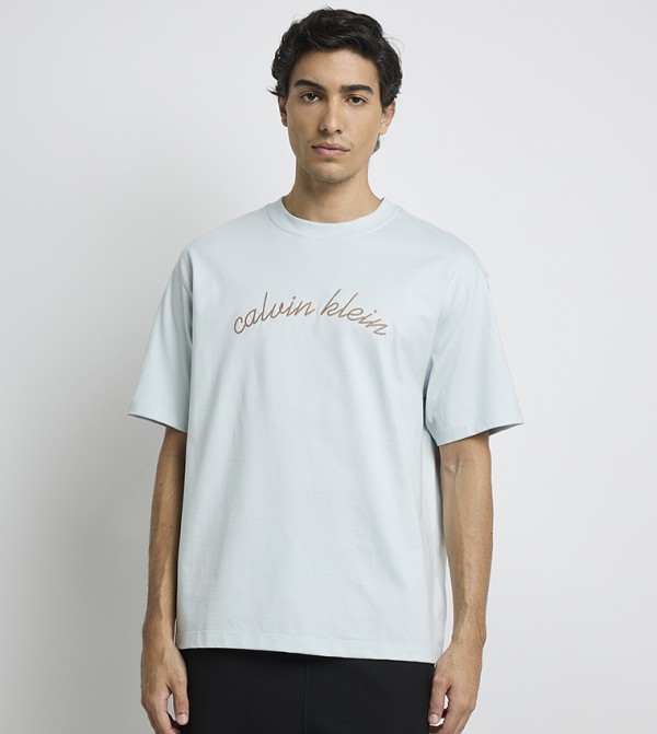 Logo Embroidered Short Sleeves T-Shirt