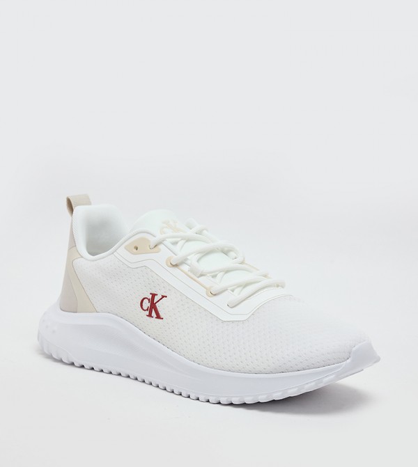 Logo Detail Lace Up Sneakers