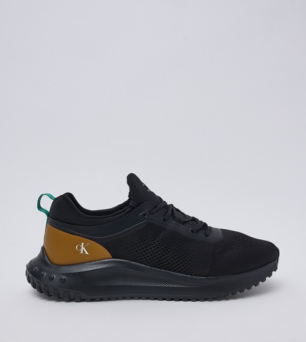 Logo Detail Lace-Up Runner Sneakers
