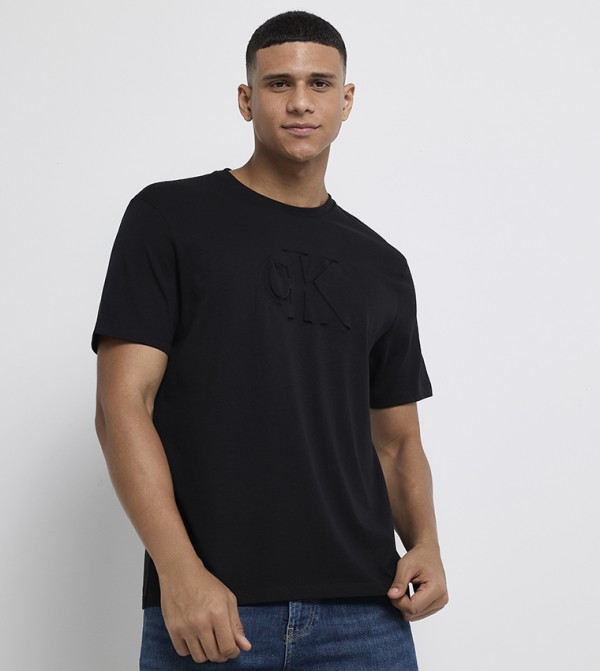 Logo Deboss Short Sleeves T-Shirt