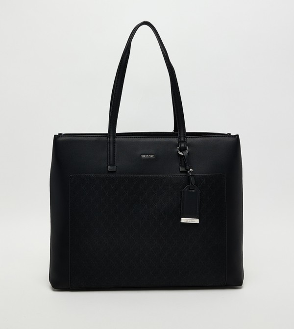 Monogram Patterned Tote Bag