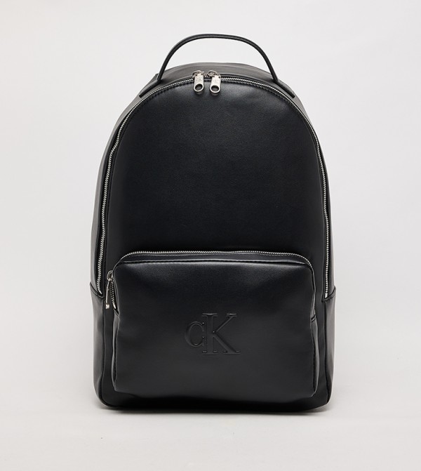 Monogram Embossed Backpack