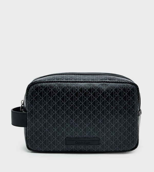 Monogram Patterned Toiletry Bag