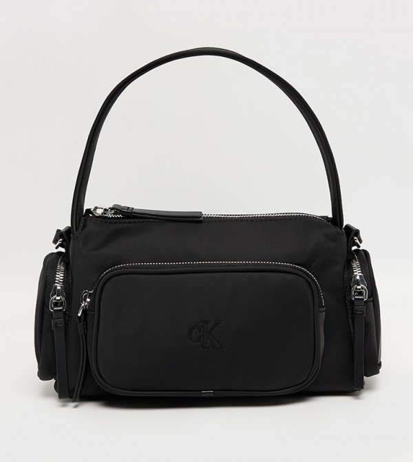 Logo Detail Nylon Shoulder Bag